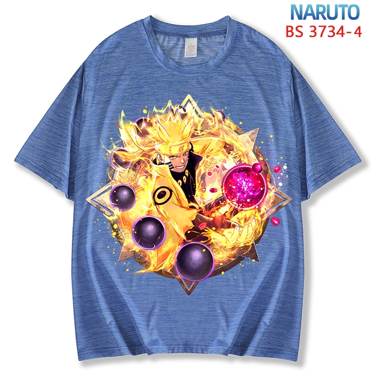 Naruto  ice silk cotton loose and comfortable T-shirt from XS to 5XL BS-3734-4