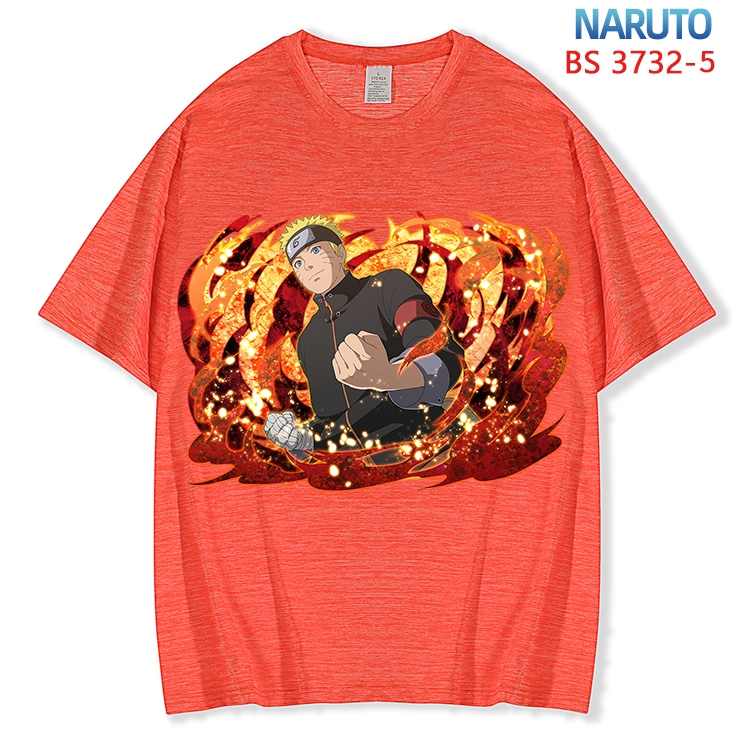 Naruto  ice silk cotton loose and comfortable T-shirt from XS to 5XL  BS-3732-5