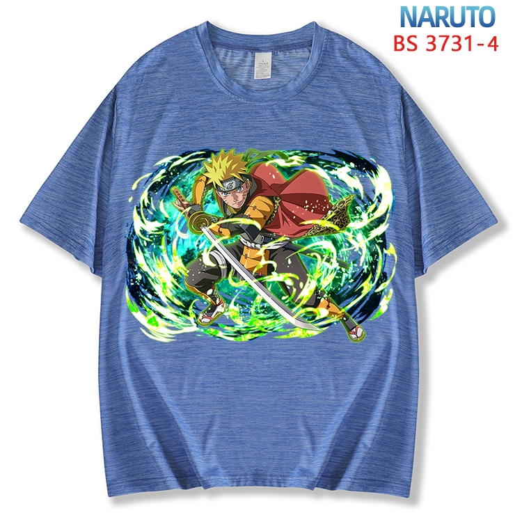 Naruto  ice silk cotton loose and comfortable T-shirt from XS to 5XL  BS-3731-4