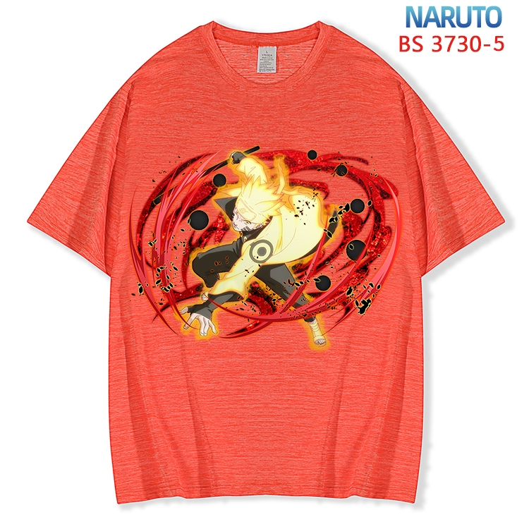 Naruto  ice silk cotton loose and comfortable T-shirt from XS to 5XL BS-3730-5