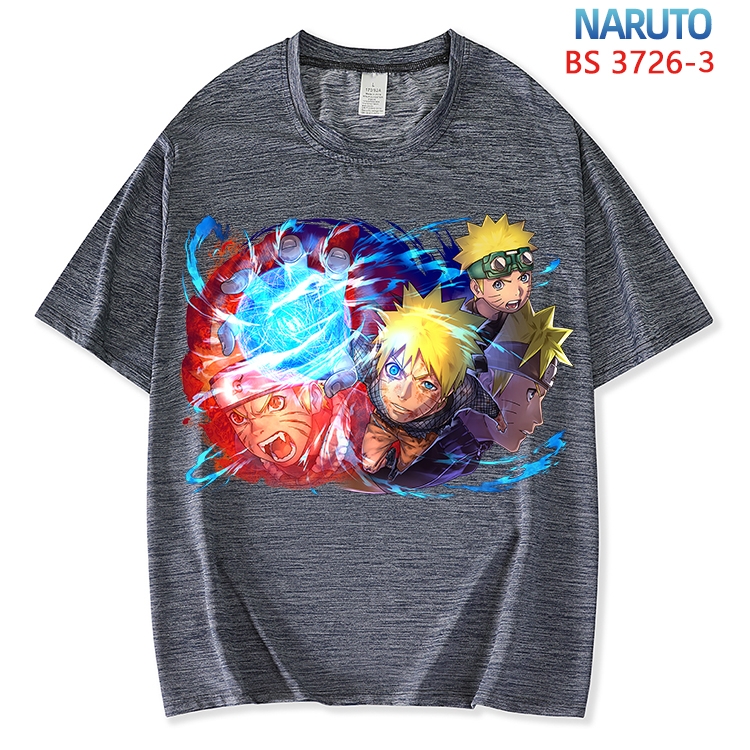 Naruto  ice silk cotton loose and comfortable T-shirt from XS to 5XL BS-3726-3