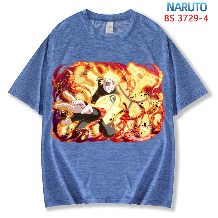Naruto  ice silk cotton loose and comfortable T-shirt from XS to 5XL BS-3729-4