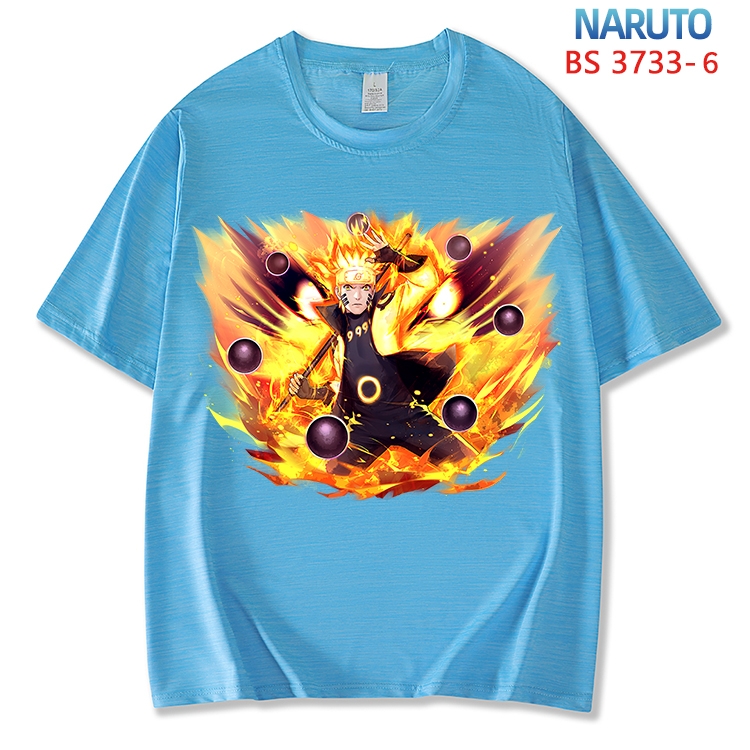 Naruto  ice silk cotton loose and comfortable T-shirt from XS to 5XL BS-3733-6