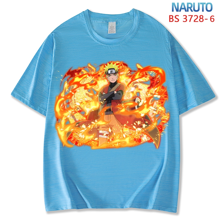 Naruto  ice silk cotton loose and comfortable T-shirt from XS to 5XL BS-3728-6