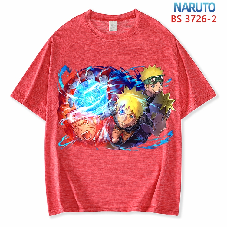 Naruto  ice silk cotton loose and comfortable T-shirt from XS to 5XL BS-3726-2