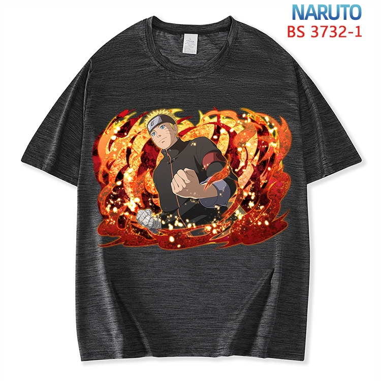 Naruto  ice silk cotton loose and comfortable T-shirt from XS to 5XL BS-3732-1