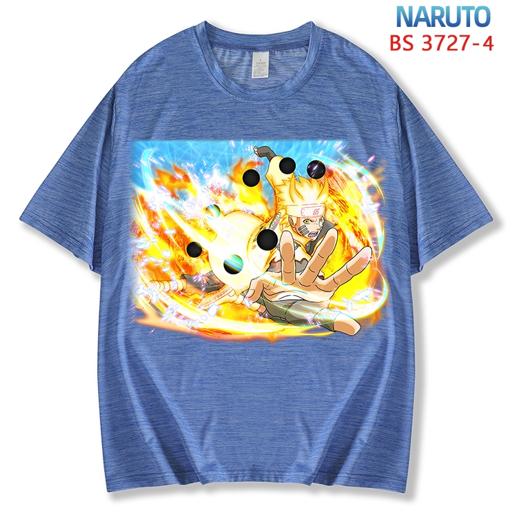 Naruto  ice silk cotton loose and comfortable T-shirt from XS to 5XL BS-3727-4