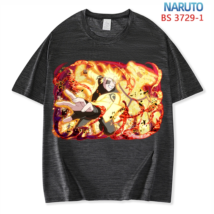 Naruto  ice silk cotton loose and comfortable T-shirt from XS to 5XL BS-3729-1
