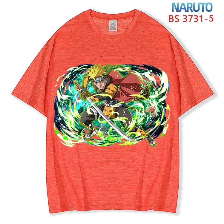 Naruto  ice silk cotton loose and comfortable T-shirt from XS to 5XL BS-3731-5