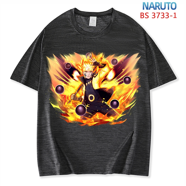 Naruto  ice silk cotton loose and comfortable T-shirt from XS to 5XL BS-3733-1