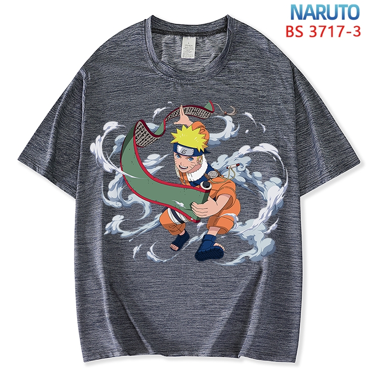 Naruto  ice silk cotton loose and comfortable T-shirt from XS to 5XL BS-3717-3