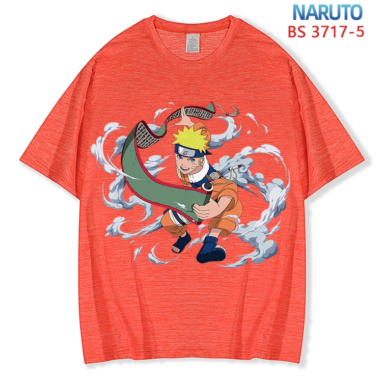 Naruto  ice silk cotton loose and comfortable T-shirt from XS to 5XL BS-3717-5