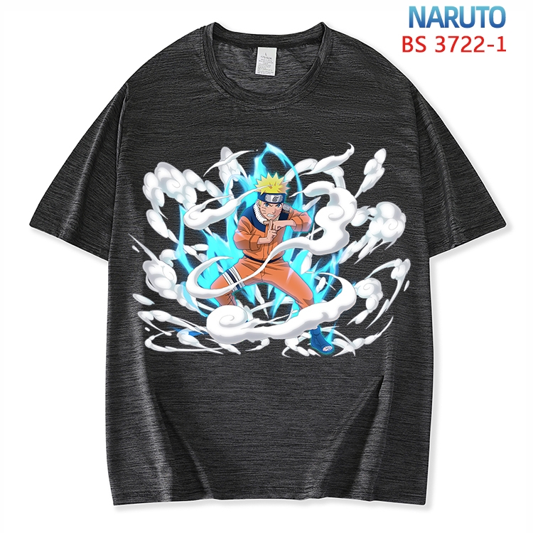 Naruto  ice silk cotton loose and comfortable T-shirt from XS to 5XL BS-3722-1