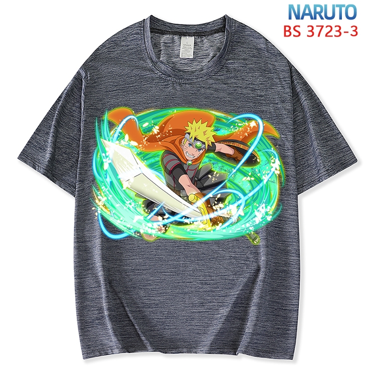 Naruto  ice silk cotton loose and comfortable T-shirt from XS to 5XL  BS-3723-3