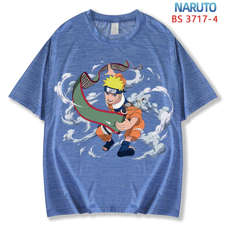 Naruto  ice silk cotton loose and comfortable T-shirt from XS to 5XL BS-3717-4