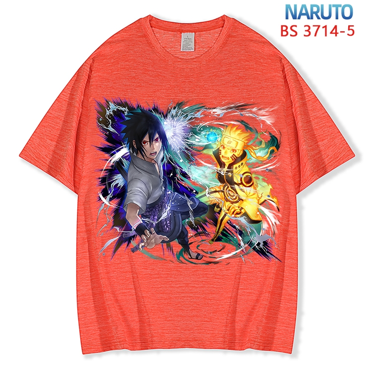 Naruto  ice silk cotton loose and comfortable T-shirt from XS to 5XL BS-3714-5