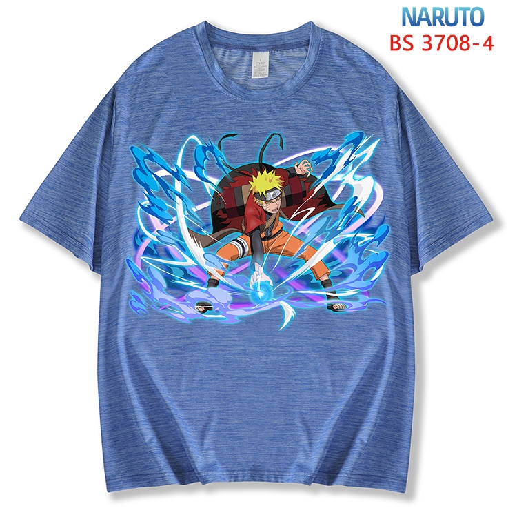 Naruto  ice silk cotton loose and comfortable T-shirt from XS to 5XL  BS-3708-4