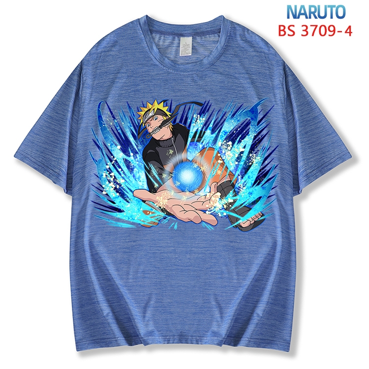 Naruto  ice silk cotton loose and comfortable T-shirt from XS to 5XL BS-3709-4