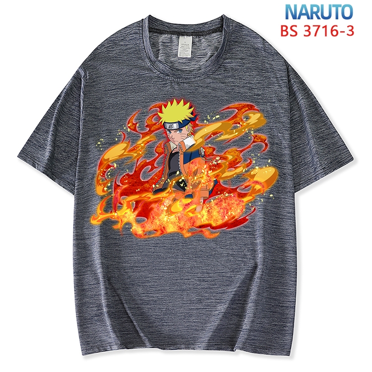 Naruto  ice silk cotton loose and comfortable T-shirt from XS to 5XL  BS-3716-3