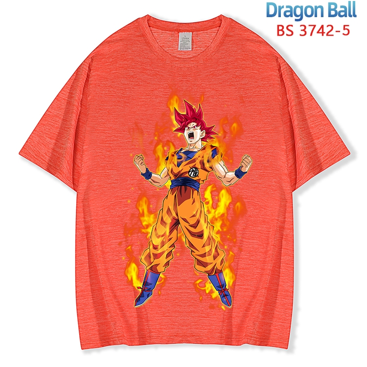 DRAGON BALL ice silk cotton loose and comfortable T-shirt from XS to 5XL  BS-3742-5