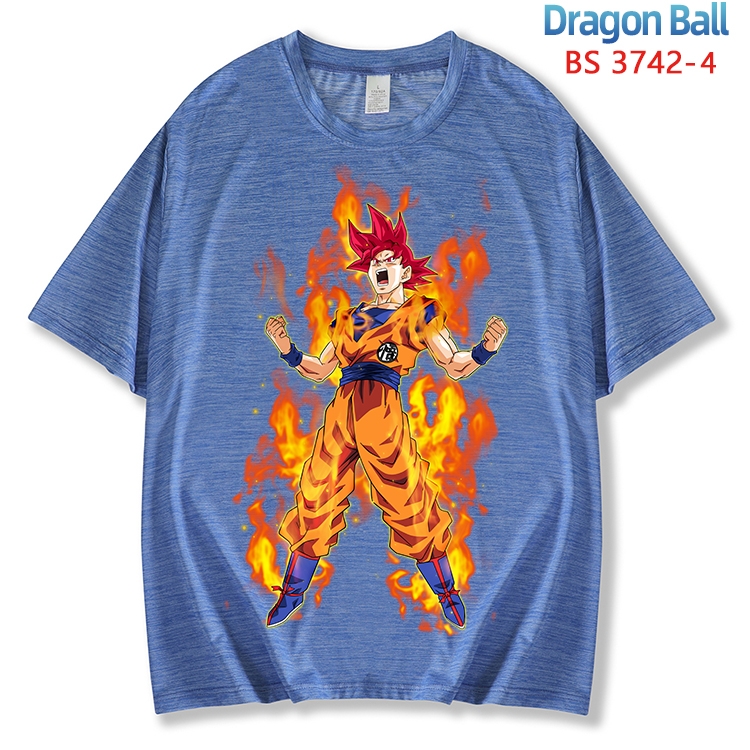 DRAGON BALL ice silk cotton loose and comfortable T-shirt from XS to 5XL BS-3742-4