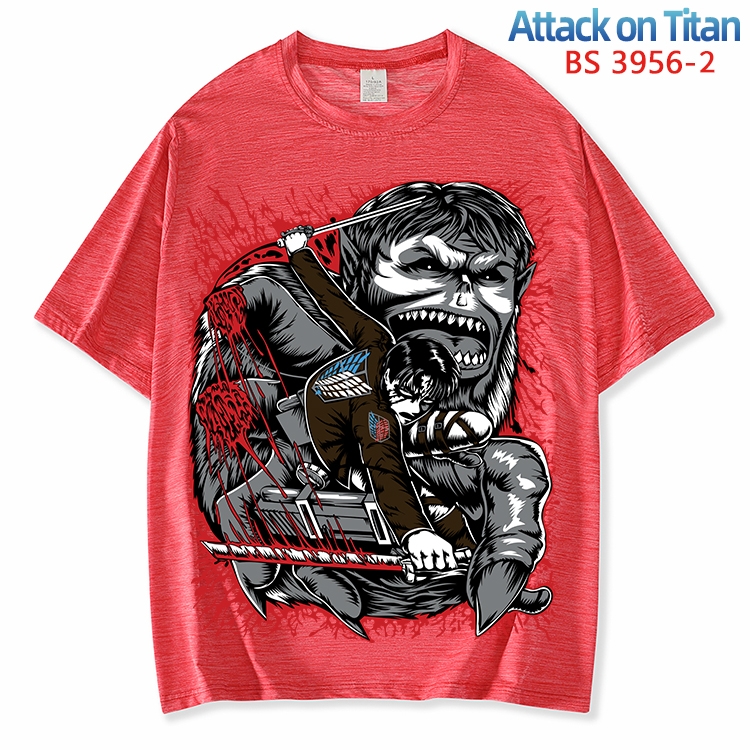 Shingeki no Kyojin ice silk cotton loose and comfortable T-shirt from XS to 5XL  BS-3956-2