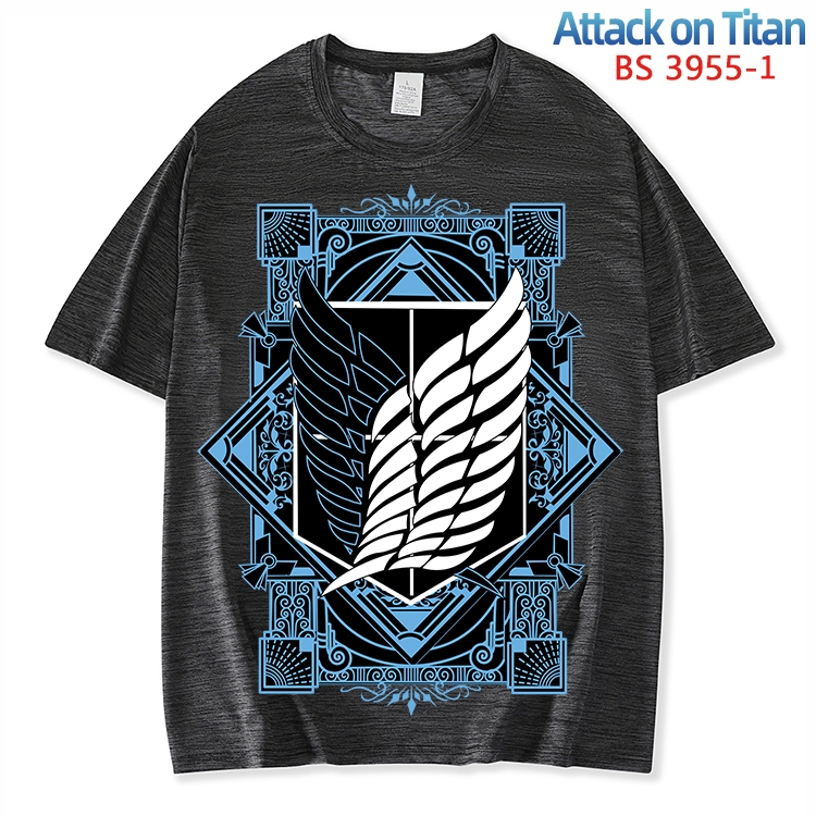 Shingeki no Kyojin ice silk cotton loose and comfortable T-shirt from XS to 5XL  BS-3955-1