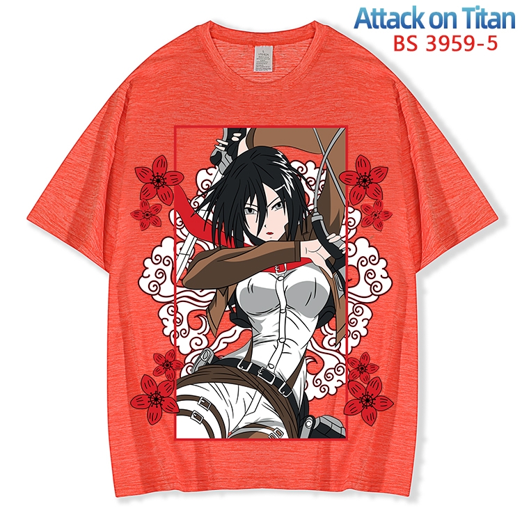 Shingeki no Kyojin ice silk cotton loose and comfortable T-shirt from XS to 5XL BS-3959-5