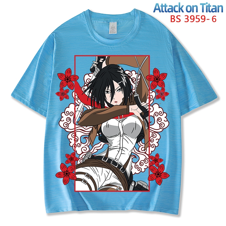 Shingeki no Kyojin ice silk cotton loose and comfortable T-shirt from XS to 5XL BS-3959-6