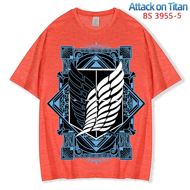 Shingeki no Kyojin ice silk cotton loose and comfortable T-shirt from XS to 5XL BS-3955-5