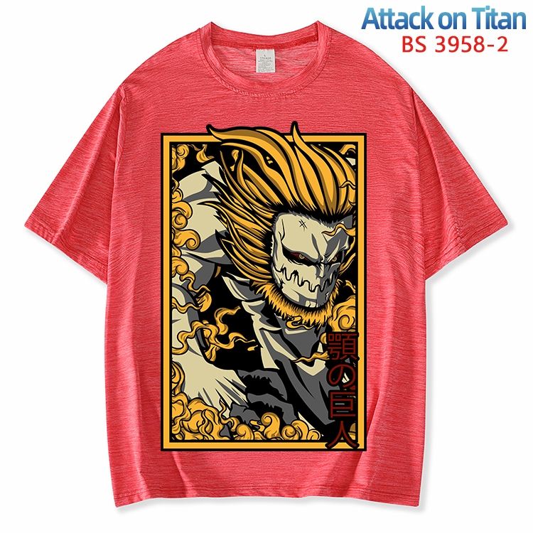Shingeki no Kyojin ice silk cotton loose and comfortable T-shirt from XS to 5XL BS-3958-2