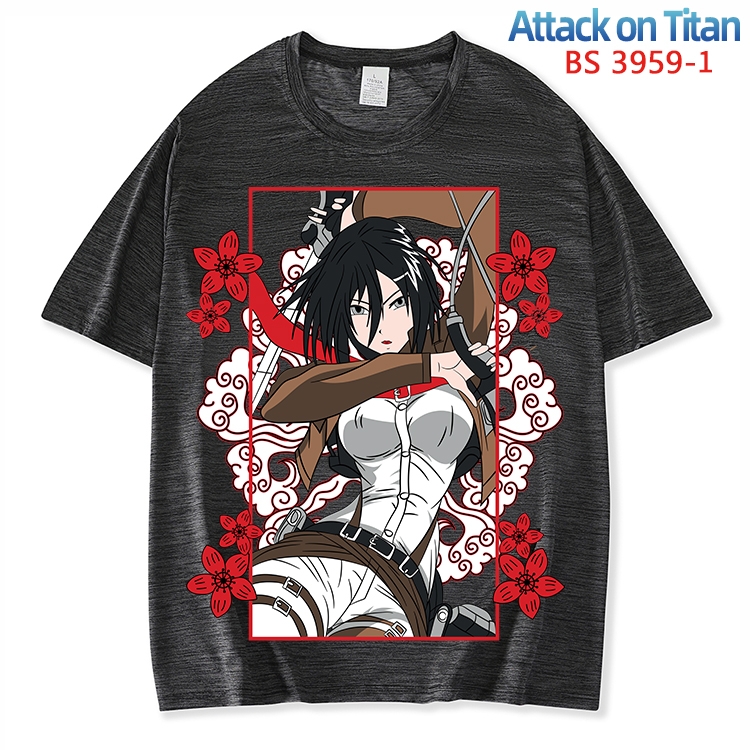 Shingeki no Kyojin ice silk cotton loose and comfortable T-shirt from XS to 5XL BS-3959-1