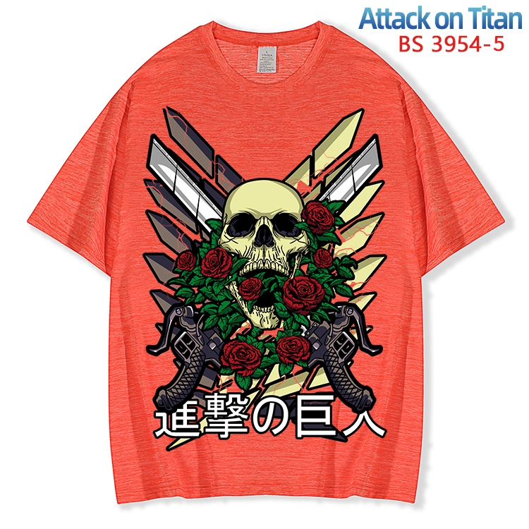 Shingeki no Kyojin ice silk cotton loose and comfortable T-shirt from XS to 5XL BS-3954-5