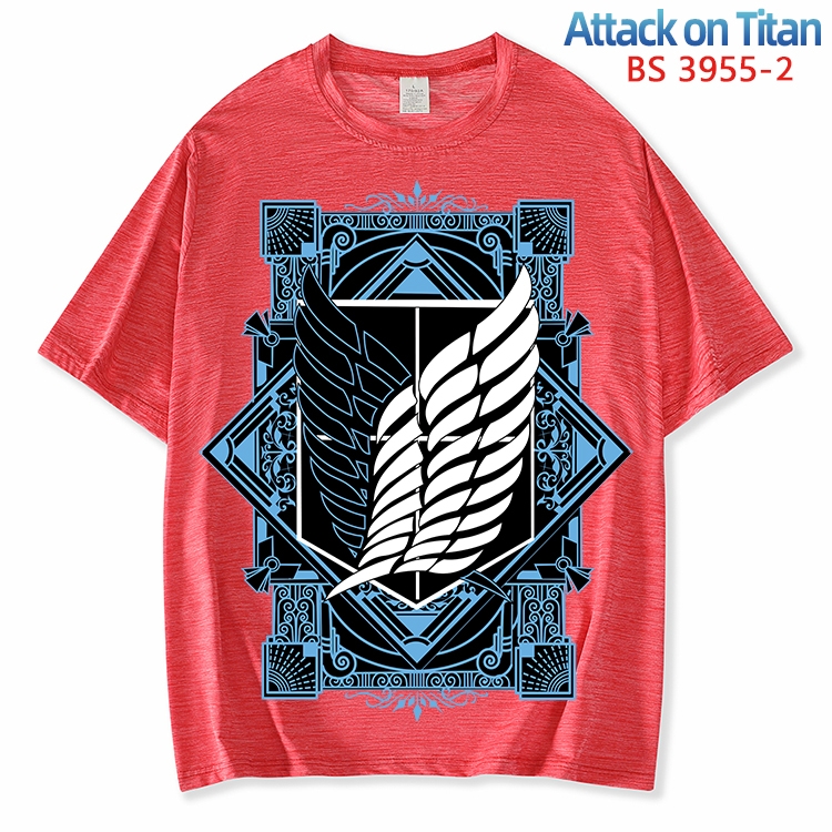 Shingeki no Kyojin ice silk cotton loose and comfortable T-shirt from XS to 5XL BS-3955-2