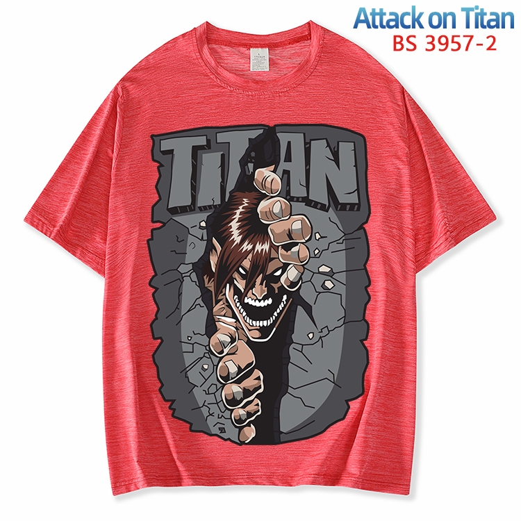 Shingeki no Kyojin ice silk cotton loose and comfortable T-shirt from XS to 5XL BS-3957-2
