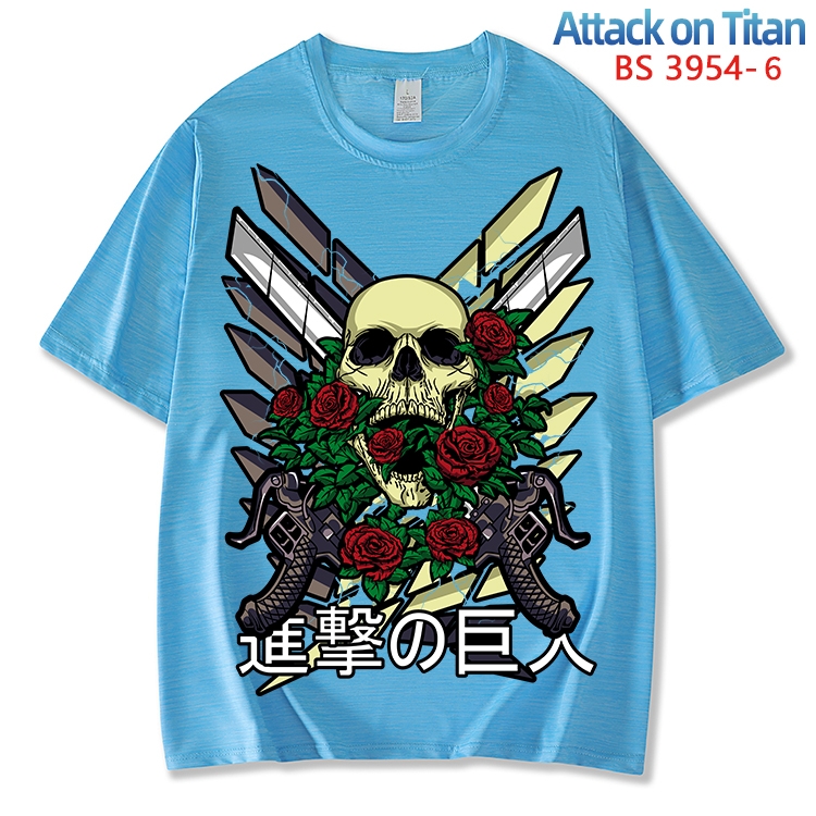 Shingeki no Kyojin ice silk cotton loose and comfortable T-shirt from XS to 5XL BS-3954-6