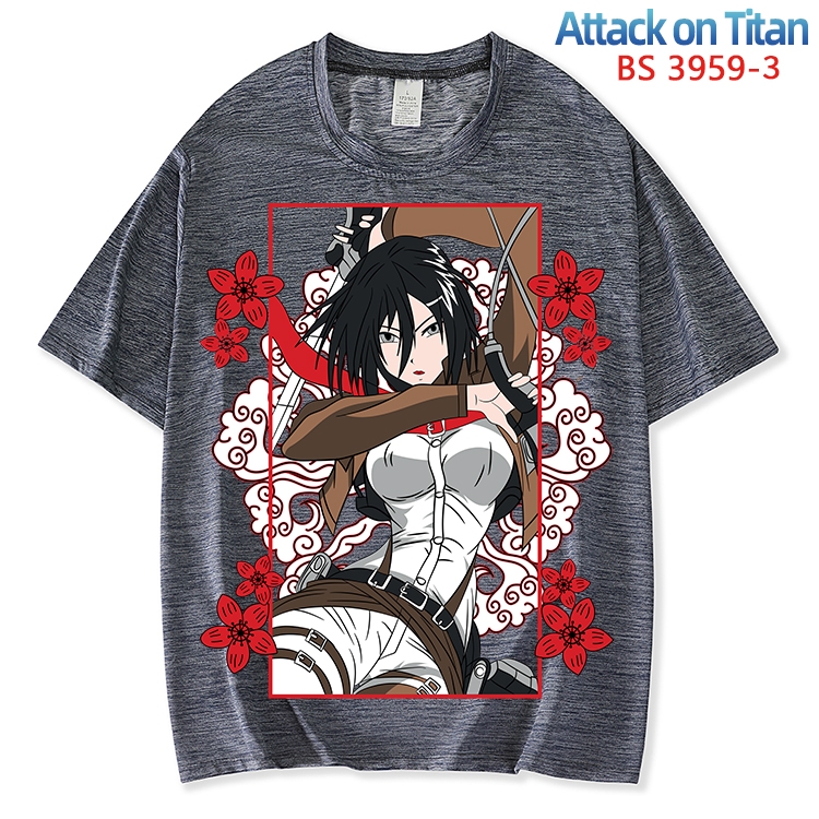 Shingeki no Kyojin ice silk cotton loose and comfortable T-shirt from XS to 5XL BS-3959-3