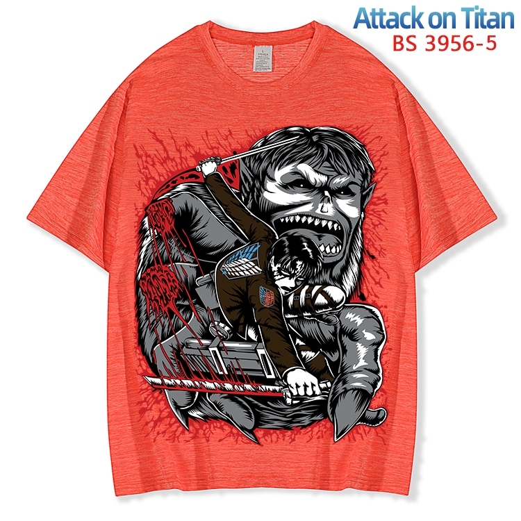 Shingeki no Kyojin ice silk cotton loose and comfortable T-shirt from XS to 5XL BS-3956-5