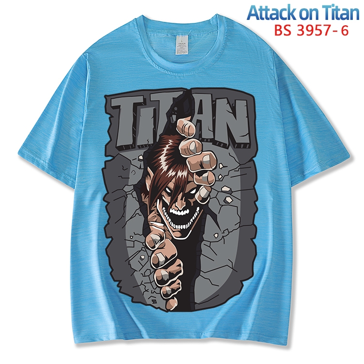 Shingeki no Kyojin ice silk cotton loose and comfortable T-shirt from XS to 5XL BS-3957-6