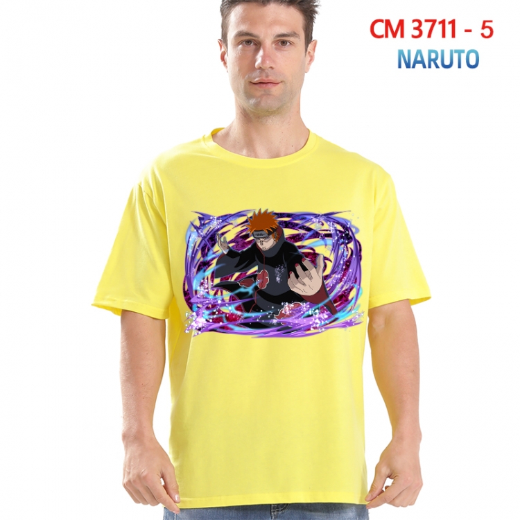 Naruto Printed short-sleeved cotton T-shirt from S to 4XL  3711-5