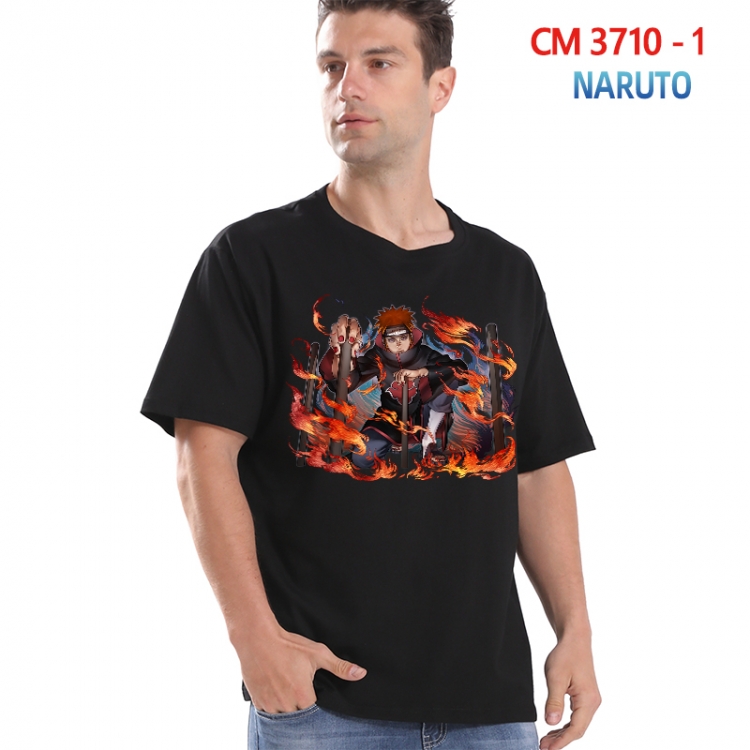 Naruto Printed short-sleeved cotton T-shirt from S to 4XL  3710-1