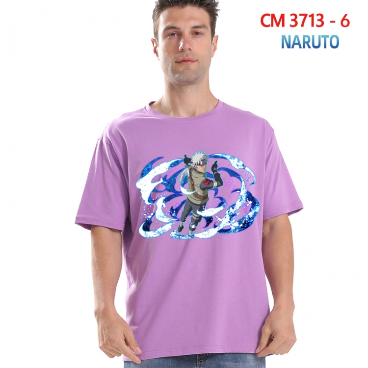 Naruto Printed short-sleeved cotton T-shirt from S to 4XL  3713-6
