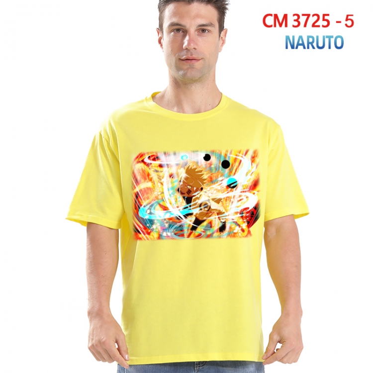Naruto Printed short-sleeved cotton T-shirt from S to 4XL  3725-5