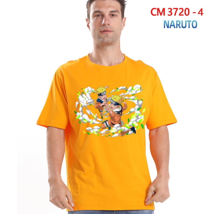 Naruto Printed short-sleeved cotton T-shirt from S to 4XL  3720-4