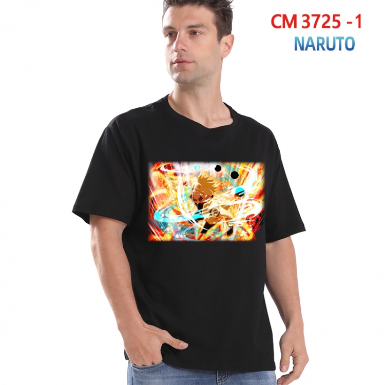 Naruto Printed short-sleeved cotton T-shirt from S to 4XL  3725-1