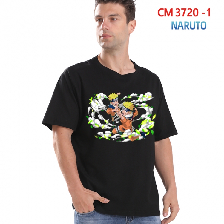 Naruto Printed short-sleeved cotton T-shirt from S to 4XL  3720-1
