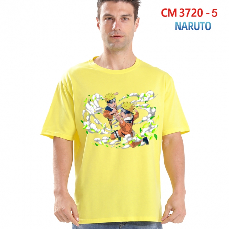 Naruto Printed short-sleeved cotton T-shirt from S to 4XL 3720-5