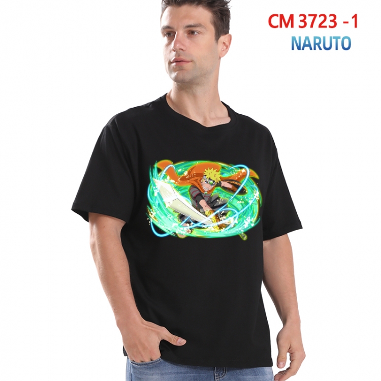 Naruto Printed short-sleeved cotton T-shirt from S to 4XL  3723-1