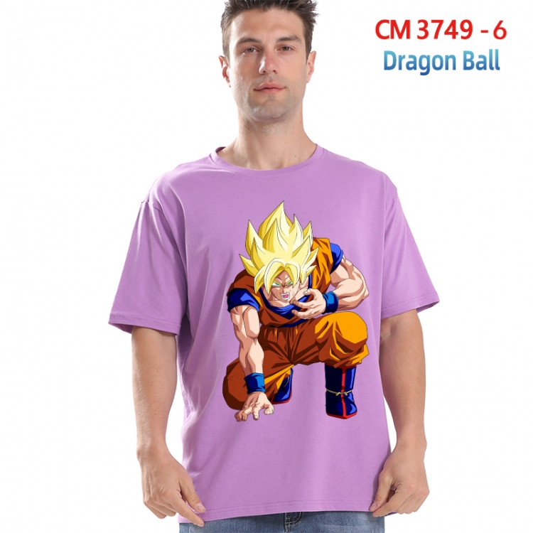 DRAGON BALL Printed short-sleeved cotton T-shirt from S to 4XL 3749-6