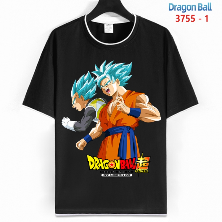 DRAGON BALL Cotton crew neck black and white trim short-sleeved T-shirt from S to 4XL HM-3755-1